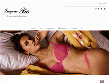 Tablet Screenshot of lingeriebo.be